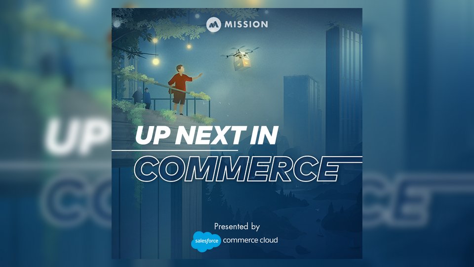 up next in commerce podcast logo