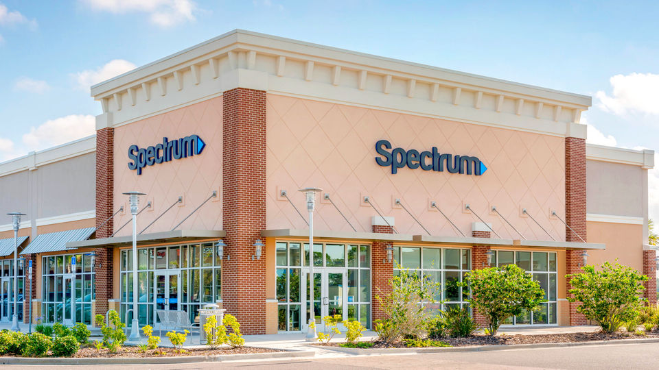 exterior view of charter communications spectrum broadband retail store