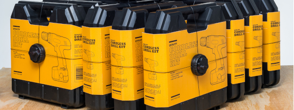 Электродрели, защищенные датчиком Sensormat противоугонной упаковки